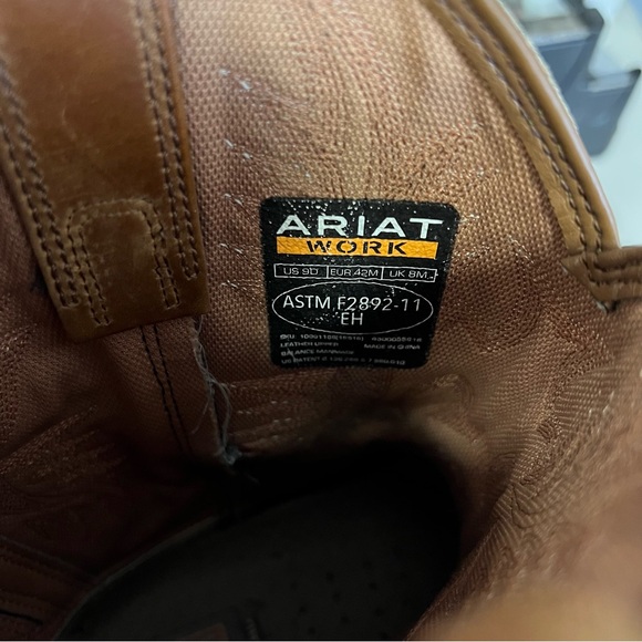 Ariat | Size 9D Men's Distressed Brown‎ Western Boots Cowboy Work Wear - Picture 4 of 6